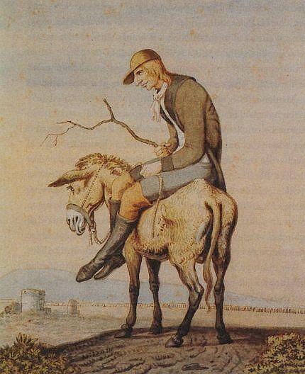 Johann Heinrich Wilhelm Tischbein (1751-1829): Der Schwachmatikus in der Campagna