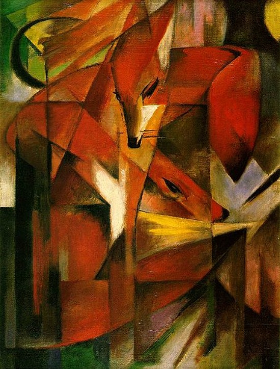 Franz Marc, Füchse. 1913. Wikipedia