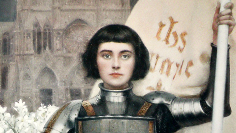 Albert Lynch: Jeanne d’Arc. Titelblatt von „Figaro Illustré“, 1.4.1903 (Ausschnitt)