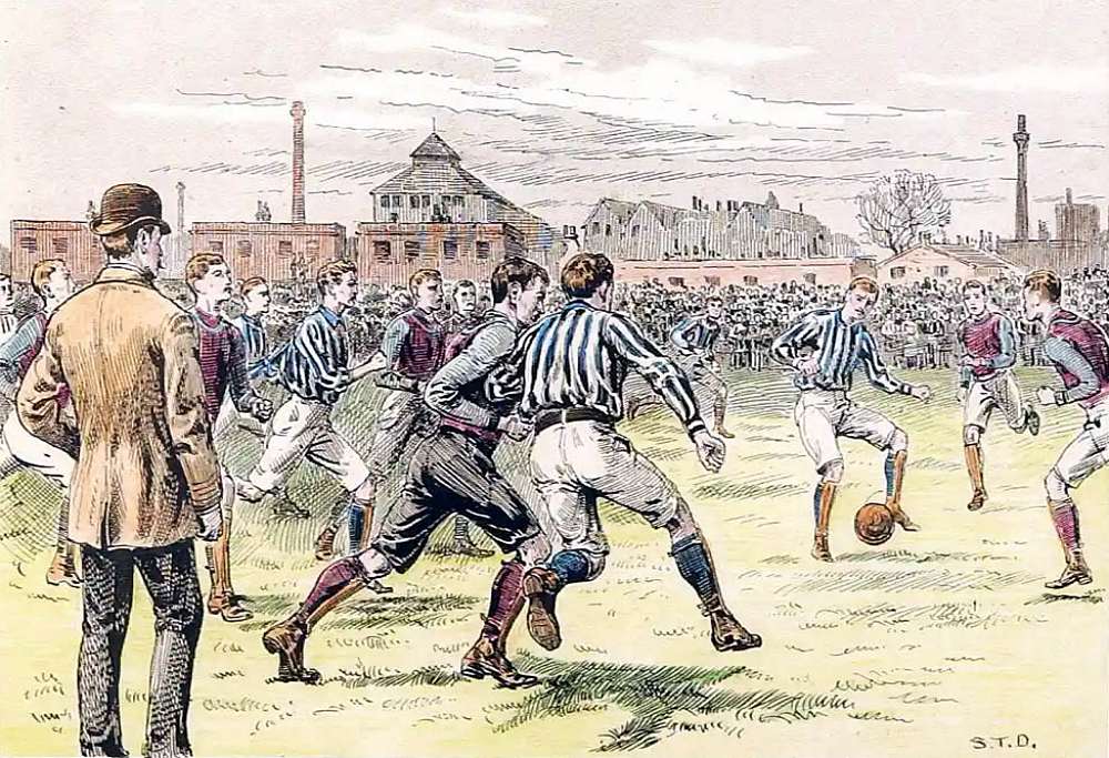 Stephen T. Dadd: Finale des Association Cup im Kennington Oval, London, 1892