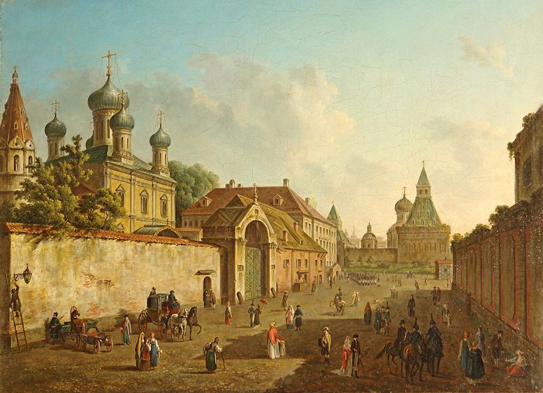 Moskau um 1800. Gemälde von Fjodor J. Alexejew.