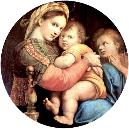 Raffael, Madonna della seggiola, 1513