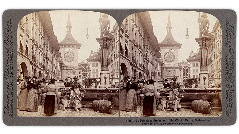 Underwood & Underwood: Bern, um 1896. Alle in diesem Beitrag verwendeten Bilder aus dem Band „Stereographic Switzerland“ stammen aus dem Schweizerischen Nationalmuseum, Zürich