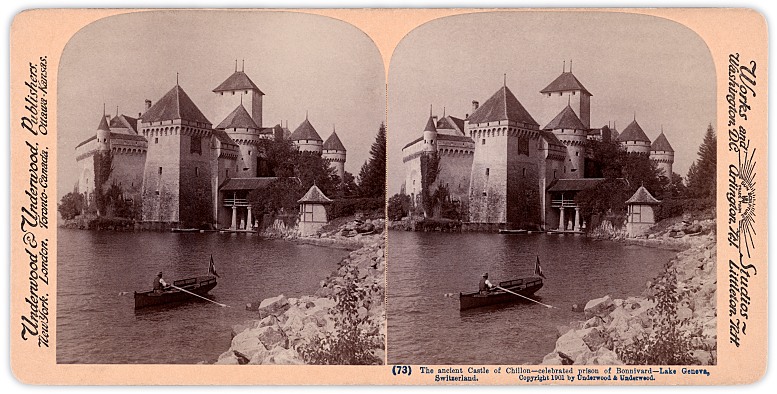 Underwood & Underwood: Schloss Chillon (Waadt), um 1901.