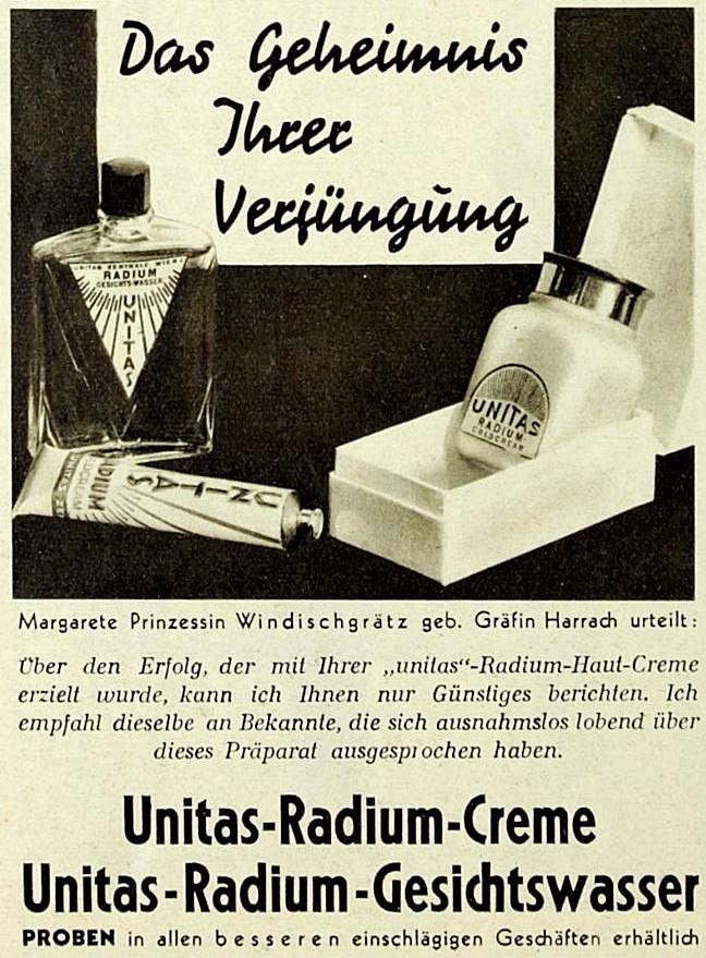 Werbung in der Wiener Zeitschrift „Die Bühne“, Nr. 328, Mai 1932, S. 40.