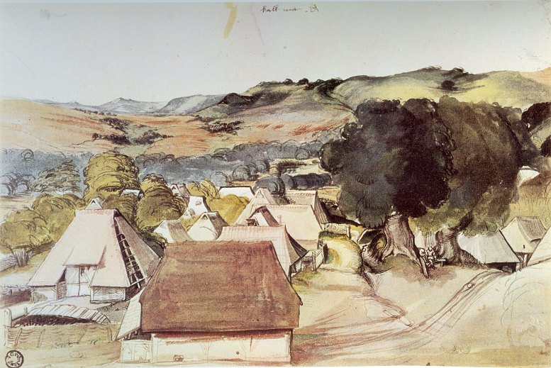 Albrecht Dürer: Ansicht vom Dorf Kalchreuth (um 1495-1500)