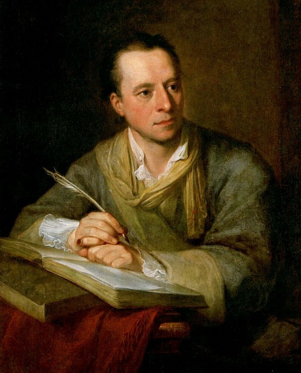 Angelika Kauffmann, Porträt Johann Joachim Winckelmann, 1764