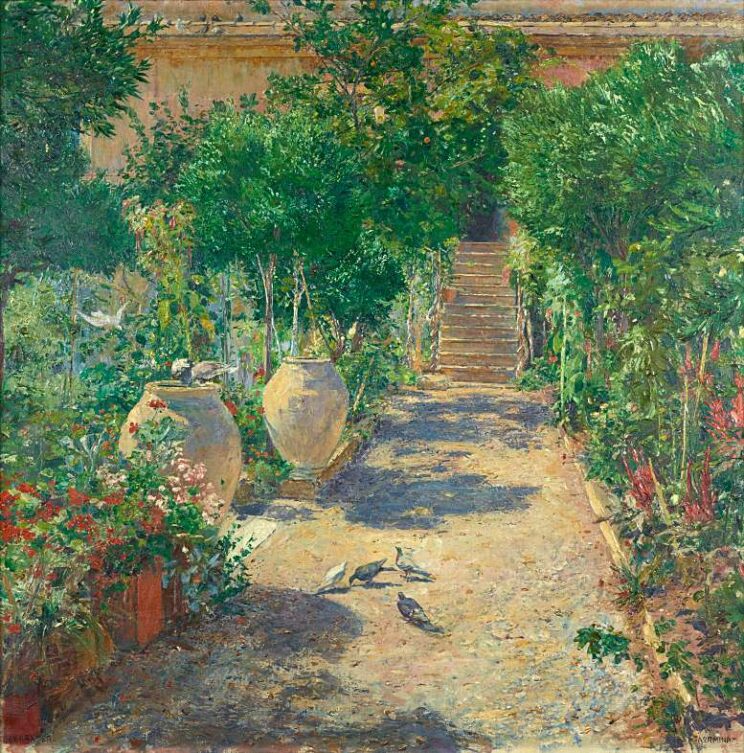 Johann Victor Krämer: Taormina im Sonnenschein. 1897. Belvedere, Wien