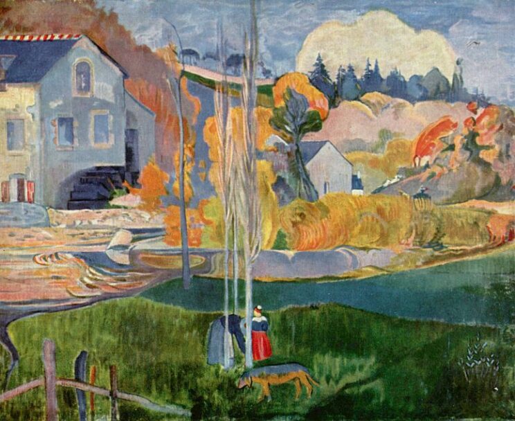 Paul Gauguin: Die David-Mühle in Pont-Aven. 1894. Wikimedia Commons