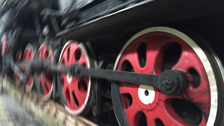 Lokomotivräder. Foto © B. Denscher