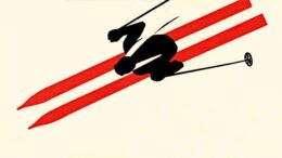 Motiv aus einem Plakat für ein Sportartikelgeschäft, Entwurf von Franz Griessler, 1928