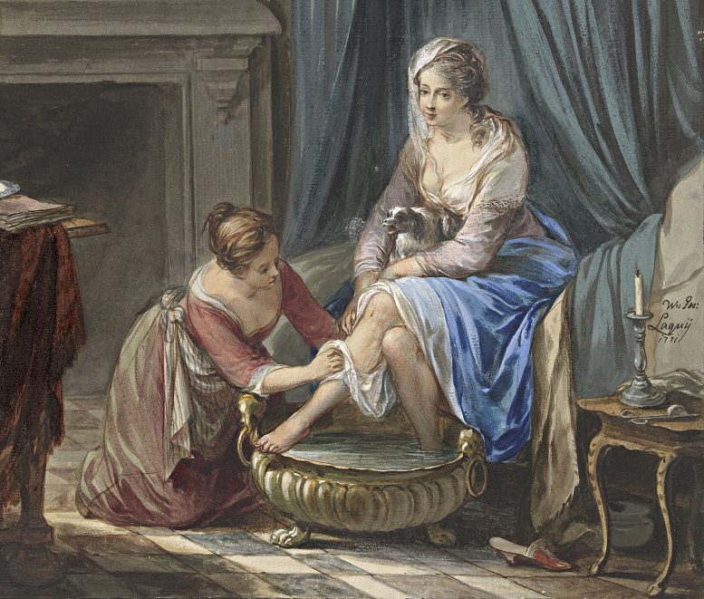 Willem Joseph Laquy: Toilette einer jungen Frau, 1771. Rijksmuseum, Amsterdam.