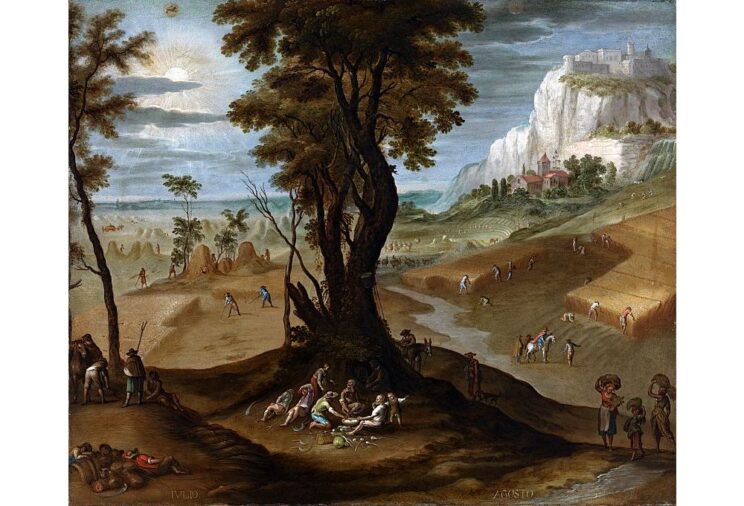 Antonio de Espinosa: Los doce meses del año, julio-agosto. 2. Hälfte 17. Jahrhundert (Los Angeles County Museum of Art)