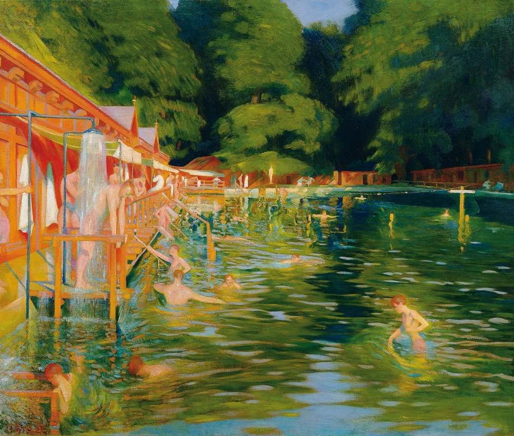 Ludwig Ferdinand Graf: Schwimmbad (1905)