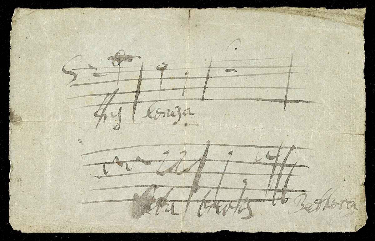 Ludwig van Beethoven: „Ars longa, vita brevis“, Kanon WoO 193 (The Morgan Library & Museum, Music Manuscripts Online)