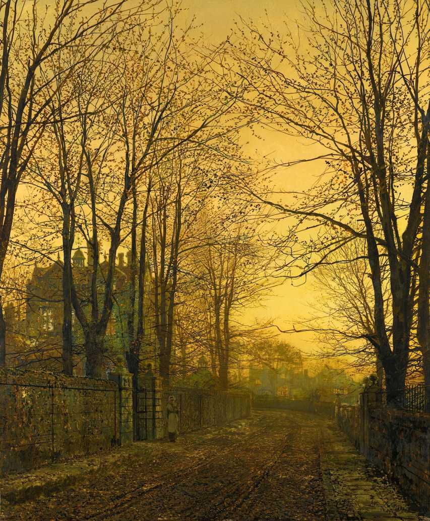 John Atkinson Grimshaw: October After Glow (1885)