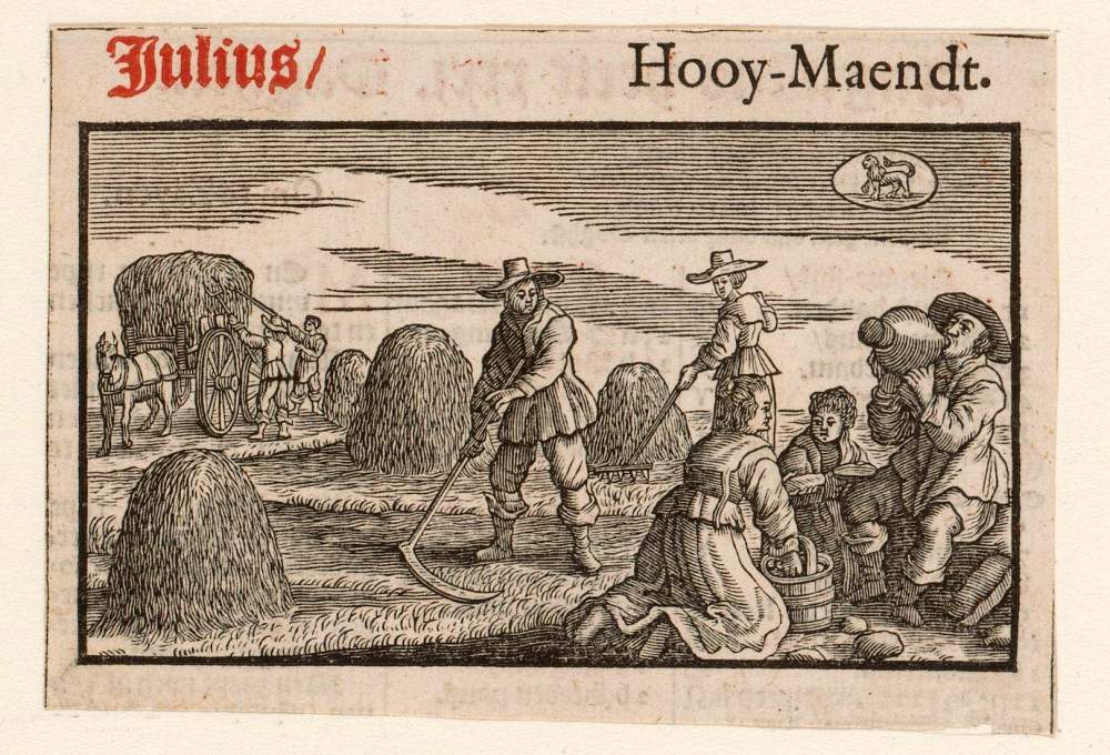 Anonym: Julius. Hooy-Maendt (Heu-Monat). 1664 (Rijksmuseum Amsterdam)