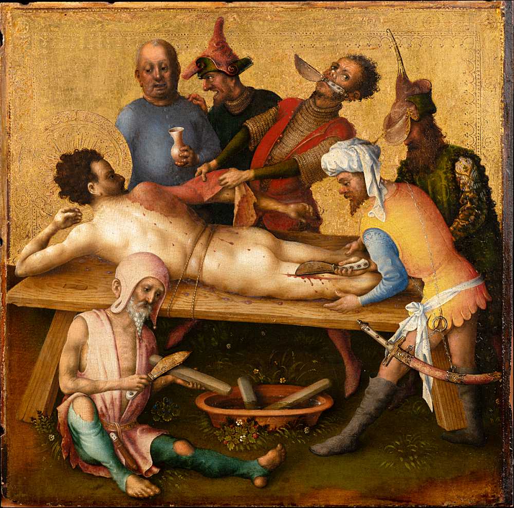 Stefan Lochner, Martyrium des hl. Bartholomäus, nach 1435 (Städel Museum, Frankfurt am Main / Public Domain)