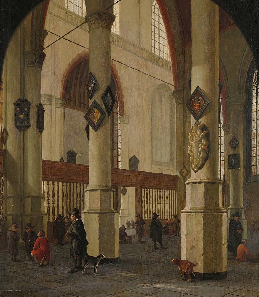 Hendrick van Vliet: Das Innere der Oude Kerk in Delft. 1654 (Rijksmuseum Amsterdam)