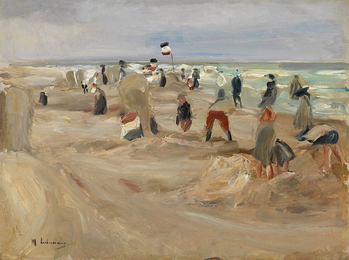 Max Liebermann: Am Strand von Noordwijk. 1908. Staatliche Kunsthalle Karlsruhe