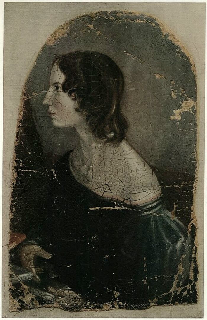Emily Brontë, Lichtdruck auf der Basis eines Gemäldes von Patrick Branwell Brontë, publiziert 1914 von The Medici Society Ltd, © National Portrait Gallery, London