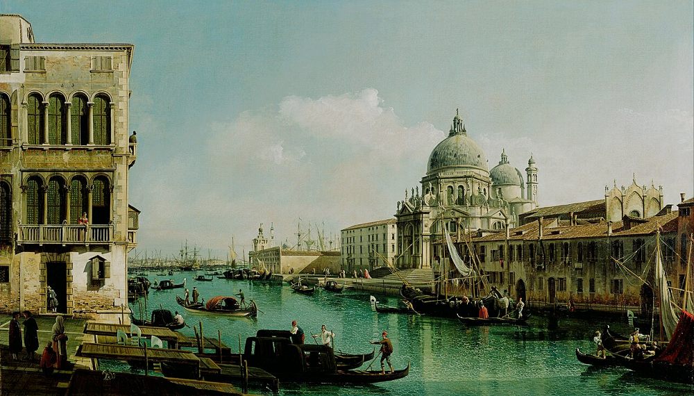 Bernardo Bellotto: Blick auf den Canal Grande. Um 1743 (Wikimedia Commons)