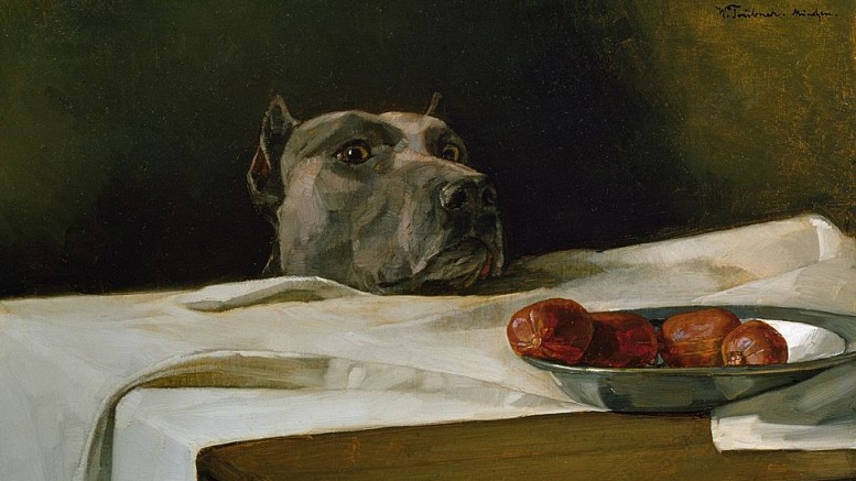 Wilhelm Trübner: Caesar am Rubicon. Um 1878