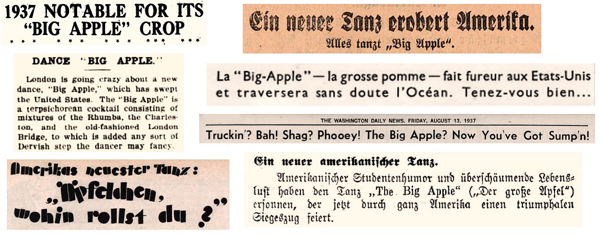 Aus Zeitungen der Jahre 1937/1938