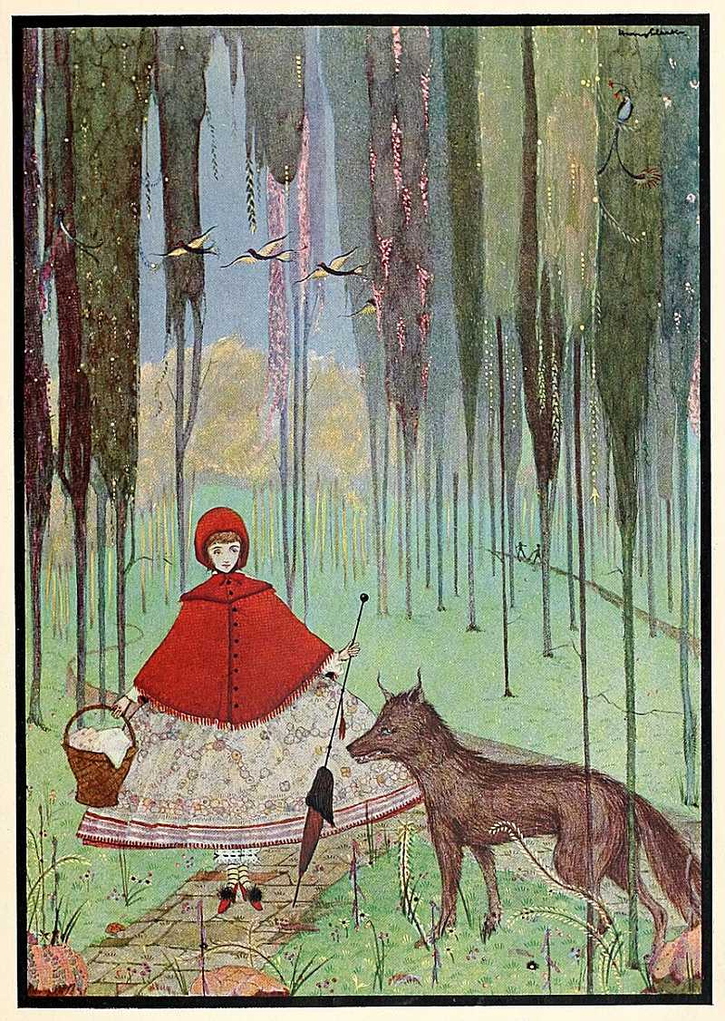 Harry Clarke: Illustration für das 1922 erschienene Buch „The Fairy Tales of Charles Perrault“